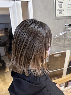 コレット 宇都宮(collet Gigi) #倉澤 ボブ ぷつっとボブ バレイヤージュ