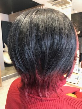 リベア トウキョウ 東大島店(Rever Tokyo) ショートグラ/テラコッタ/ミニウルフ/くすみブルー/東大島