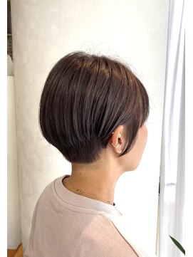 フレア 心 武庫之荘(flare) 刈り上げショートボブ*グレージュ