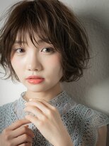 カバーヘアアンドスパ ブリス 浦和(COVER HAIR&SPA bliss)&nbsp;グレーベージュ大人ガーリーマッシュパーマv浦和20代30代40代