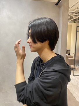 ギミック 自由が丘(gimmick) 色気メンズセンターパート【髪質改善】