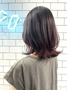 ヘアーシー(HAIR C,) 【HAIR C, marin】ラベンダーカラー×レイヤー