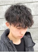 ツイストスパイラルパーマツイストパーマ波巻きスパイラルパーマ
