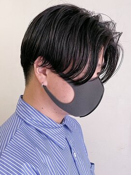 グッドタイムエフティフィフス 横浜西口(GoodTimes ft.fifth) センターパートメンズパーマ韓国風センター分け毛流れパーマ横浜