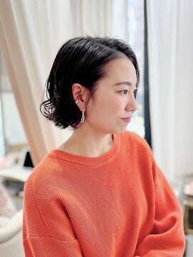 ウミネコ美容室 センター北hanare店(Umineko美容室) 外ハネボブカール