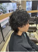 メンズシャドウパーマウルフ　吉祥寺/島田優斗