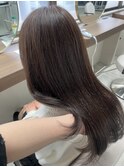 【藤野結衣】ラベンダーブラウン
