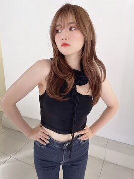 ジーナリア(Xena ria) セミロングレイヤー【韓国/韓国ヘア/名古屋/学割U24】