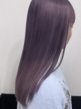 ラグナ(LAGUNA) 【ピンクラベンダー/ロング/ブリーチ/20代】