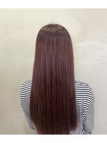 リレーション(Relation)&nbsp;艶髪ストレートロングヘア×カシスブラウン艶カラー20代30代40代