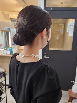 メゾンドハク(maison de HAKU)の写真/結婚式・二次会・お呼ばれなど様々なシーンに対応☆ヘアセットのみならずカット・カラーもお任せください！