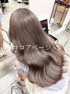 ダブル アンダーバー サロン(W_SALON) 【W_SALON 河原町】ココアベージュ/韓国風巻き/レイヤーカット