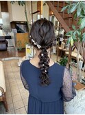 あみおろしヘアセット