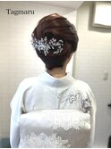 和装ヘアセット☆束感のある抱き合わせ