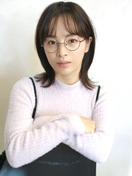 バース(BIRTH) 天神【BIRTH】ワンレンミディアムボブ×シースルバング　9