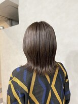 テラスプラス(テラス+)&nbsp;艶髪セミディ　マロンブラウン