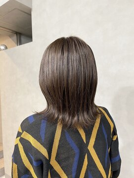 テラスプラス(テラス+) 艶髪セミディ　マロンブラウン