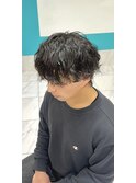 シャドウパーマ マッシュウルフ