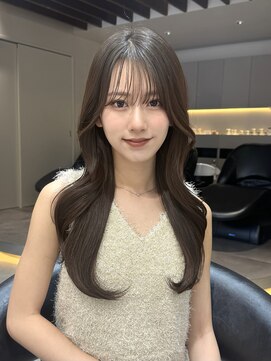 ロンド ロワール 門前仲町(Lond Loire) 韓国レイヤーカット/くびれ巻き/前髪顔周り/セミディ[門前仲町]