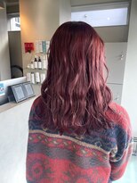 エイト 沖縄豊崎店(EIGHT toyosaki)&nbsp;【EIGHT 豊崎】お客様スタイル_バーガンディーレッド