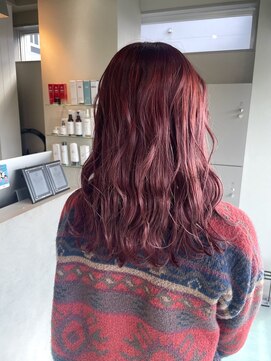 エイト 沖縄豊崎店(EIGHT toyosaki) 【EIGHT 豊崎】お客様スタイル_バーガンディーレッド