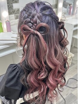 ミザリー(MISERY)の写真/[ヘアセット¥2000～]お手頃価格でもプロの技術で可愛い＆崩れない！と大好評のヘアセット・着付け専門店☆