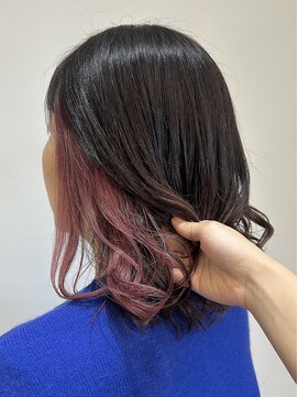 アヤラ オーガニックアンドスパ 東船橋店(AYALA) 【江添茉友】インナーカラー/ピンク/ミディアム