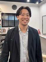 ドッグスター(dog star) メンズ毛流れパーマセンターパート