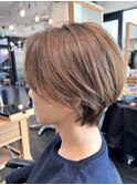 【40代50代】襟足スッキリ！明るい白髪ぼかし A Mplusミズイデ