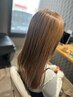 【ケアカラーコース】カット+カラー＋クイック集中ケアトリートメント￥13.000
