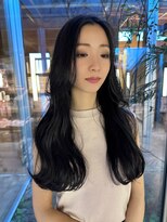 ウエストリー(WESTORY)&nbsp;黒髪カラー/ロング/ツヤ髪スタイル/20代30代40代