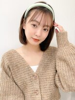 レア 表参道(L'ea)&nbsp;くびれヘアアプリコットオレンジ夏ヘアハイライトカラー