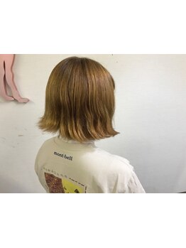 平日限定！【カット＋水素カラー\7500】がオトク！ダメージレスにお洒落が長く楽しめるカラー♪