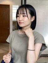 レクタ(recta)&nbsp;大人20代30代暗髪ツヤあり顎下ボブショート