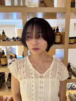 オーガニック リブ 川越(organic+live)&nbsp;★夏◎小顔ひし形ショート×透明感グレージュカラー