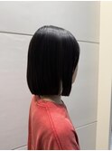 タッセルボブ/切りっぱなしボブ/韓国風ボブ