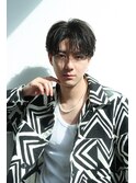 ニュアンスパーマダウンパーマ黒髪韓国マッシュフェザーパーマ
