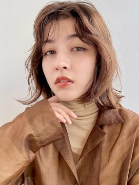 アンドレイ 表参道(andrey) ミディアムヘア/デザインカラー/フェイスフレーミング/表参道