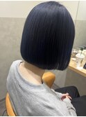blue black 【札幌大通り/ダブルカラー/ブリーチ/髪質改善】