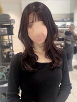 バサ 江古田店(BASSA)&nbsp;ハッシュカット/セミロング/韓国/ピンクラベンダー【Runa】