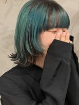 ヒトイロ(hitoiro)&nbsp;アンブレラカラー×ボブデザインカット