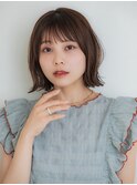 20代30代40代50代小顔◎ショートミディ/ブラウンアッシュ