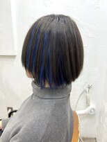 ミッシェル アフロート(michelle afloat) ◆インナーブルーボブ◆