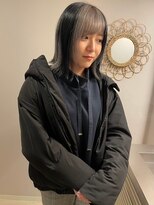 チャプター 問屋町(chapter)&nbsp;髪質改善アンブレラカラーミルクティーベージュ韓国外はねボブ