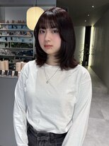 カルマ(KARMA) 顔周りレイヤーワインレッド
