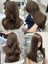 アイシー 表参道(ICY)&nbsp;ブリーチなし！ヘーゼルマロンショコラオリーブココアベージュ