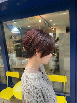 ティーヘア トナリ(t.hair tonari) 大人可愛い丸みショート/似合わせバング/透明感ヘアカラー