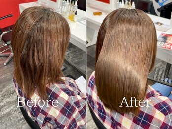 ユイマァル 倉敷店(YUIMARL)の写真/【岡山/倉敷/くせ毛うねりパサつき乾燥対策】髪質改善ストレート/縮毛矯正/髪質改善トリートメント