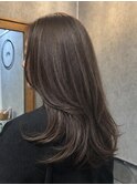 *大人かわいいベージュハイライト