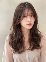 ヘアーエボリューション&nbsp;大人可愛いフェイスレイヤー×やわらかブラウン